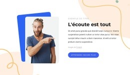L'Écoute Est Tout - Maquette De Site Web Gratuite