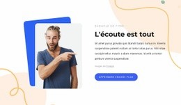 L'Écoute Est Tout – Modèle De Site Web Gratuit