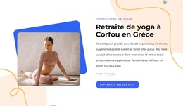 HTML Réactif Pour Retraite De Yoga En Grèce