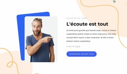 L'Écoute Est Tout - Modèle Joomla Simple