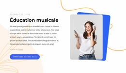 Formation Musicale En Ligne - Modèle Joomla Personnalisé