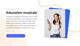 Modèle CSS Pour Formation Musicale En Ligne