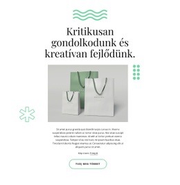 Kreatívan Fejlődünk Reszponzív Webhely