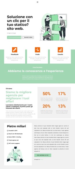 Tempo Per Gli Affari - Modello Web HTML