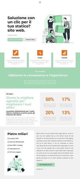 Tempo Per Gli Affari: Modello HTML5 Moderno