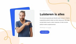 Luisteren Is Alles - Eenvoudig Joomla-Sjabloon