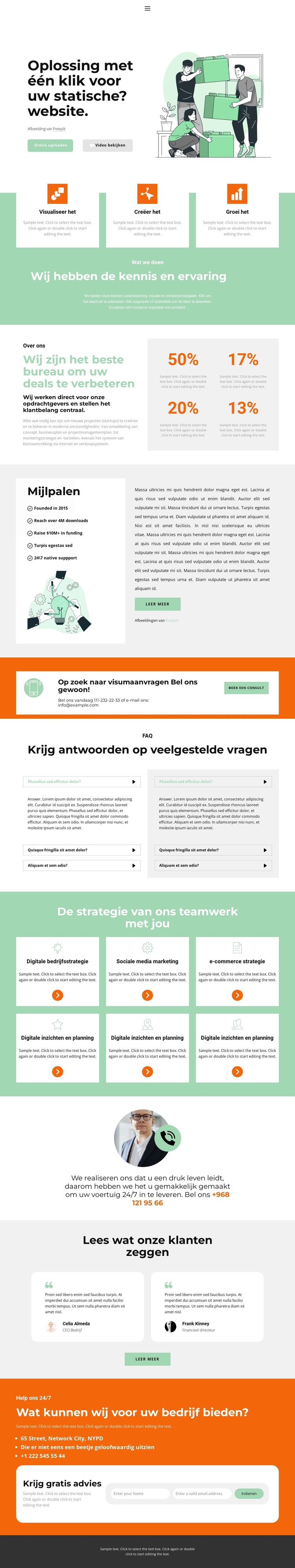 Tijd voor zaken WordPress-thema