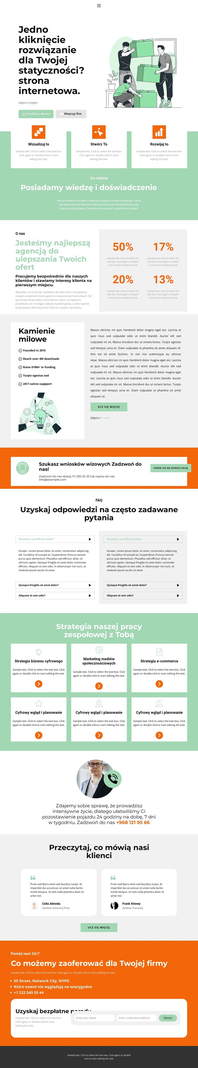 Czas na biznes Motyw WordPress