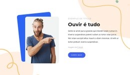 Ouvir É Tudo - Construtor De Sites Profissionais Personalizáveis