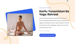 Yunanistan'Da Yoga Inziva Yeri Ücretsiz CSS Şablonu