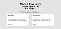 Müşteri Ihtiyaç Türleri - Free HTML Website Builder