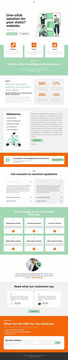 Knowledge Website Templates | Nicepage