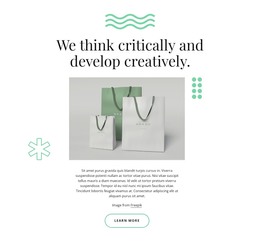 We Develop Creatively - Beautiful WordPress Theme