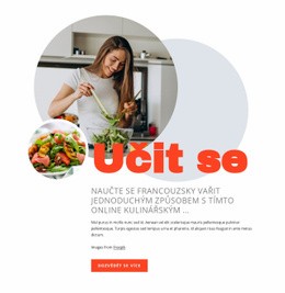 Naučte Se Francouzsky Vařit – Šablona Stránky HTML