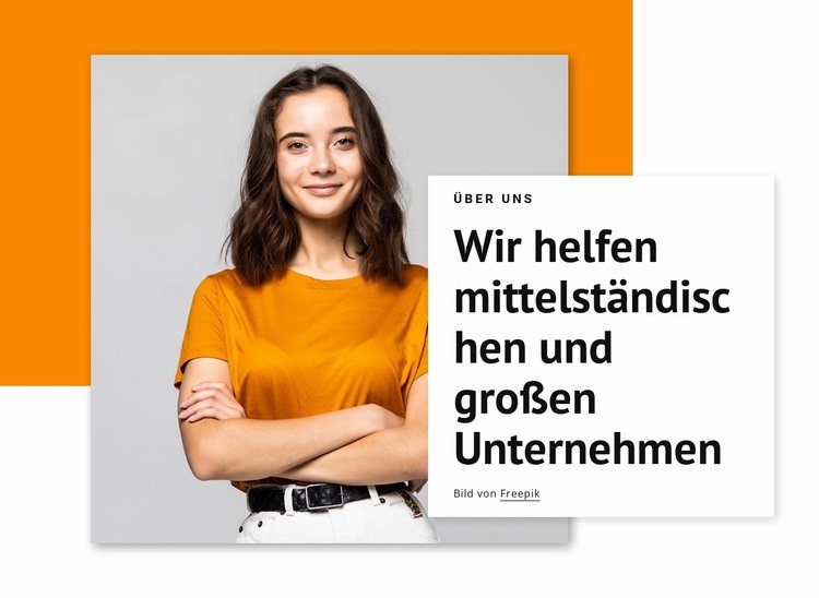 Wir helfen großen Unternehmen Website design