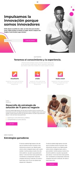 Los Resultados De Un Largo Trabajo. - Plantilla HTML5