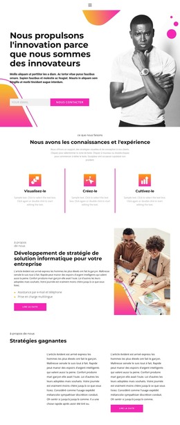 Les Résultats D'Un Long Travail - Modèle HTML5