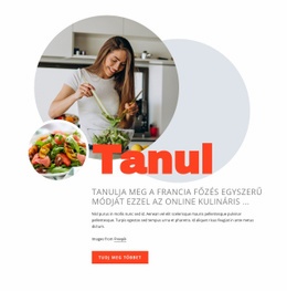 Tanulj Meg Franciául Főzni - Gyönyörű Színgyűjtő Sablon