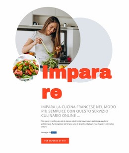 Impara La Cucina Francese - HTML Template Builder