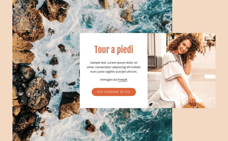 Tour a piedi Modello CSS