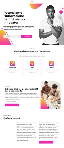 I Risultati Di Un Lungo Lavoro - Modello HTML5