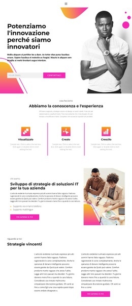 I Risultati Di Un Lungo Lavoro: Modello HTML5 Di Facile Utilizzo