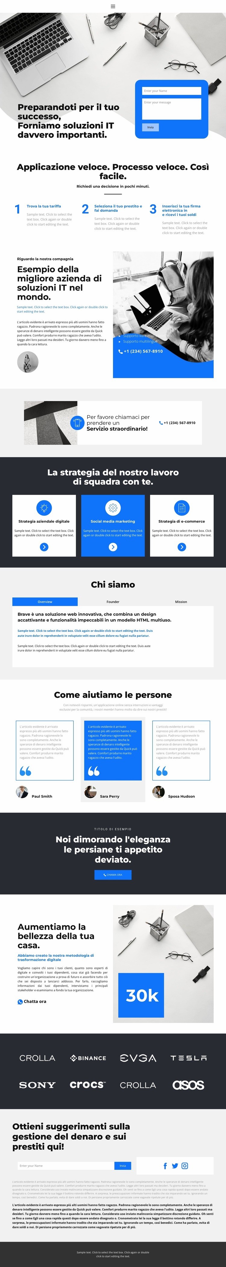 Come iniziare Modello