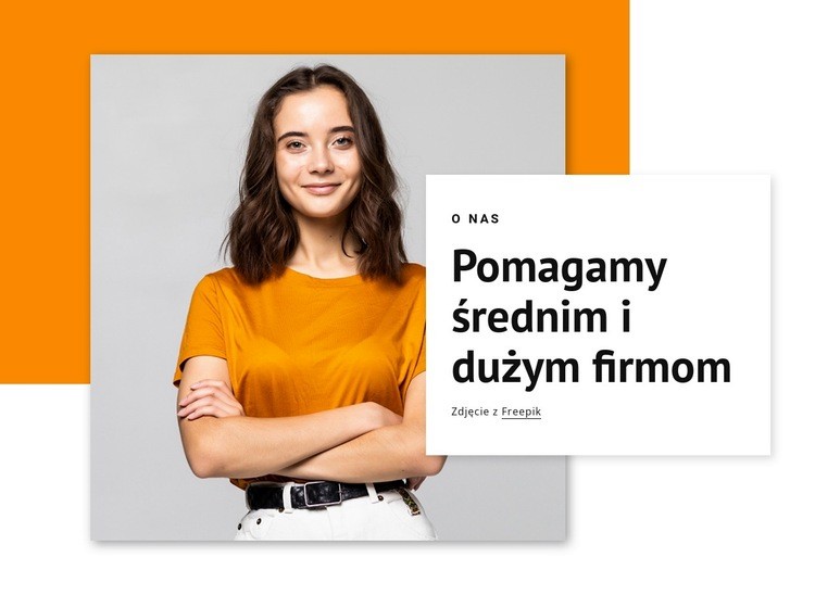 Pomagamy dużym firmom Szablony do tworzenia witryn internetowych