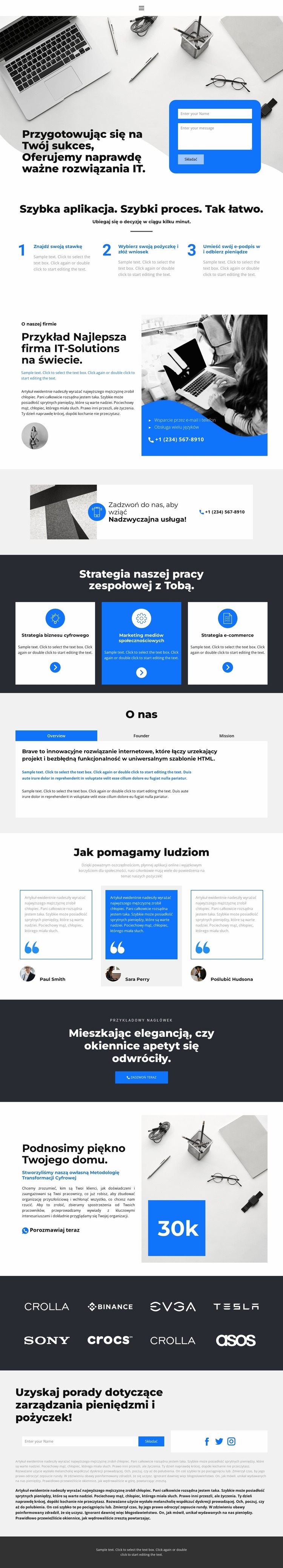 Jak zacząć Projekt strony internetowej