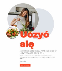 Naucz Się Gotowania Francuskiego – Szablon Premium