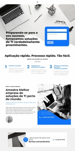 Como Começar - Maquete De Webdesign