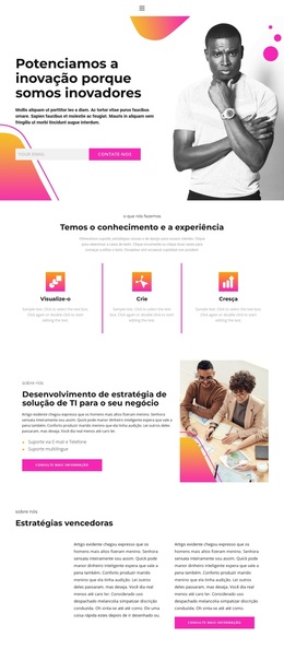 Os Resultados De Um Longo Trabalho - Tema WordPress Responsivo