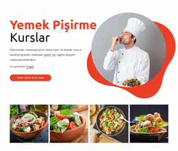 Aşçılık Kursları Portföy Web Sitesi