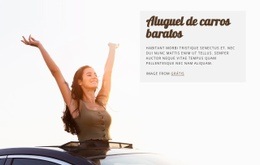 Aluguel De Carro Barato - Modelo Em Branco HTML5