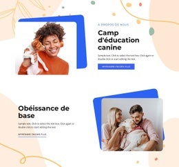 Cours D'Obéissance – Modèle HTML5 Prêt À L'Emploi