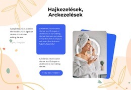 Reszponzív HTML A Következőhöz: Haj- És Arckezelések