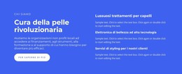 Pagina Web Per Cura Della Pelle Rivoluzionaria