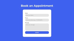 Book An Appointment