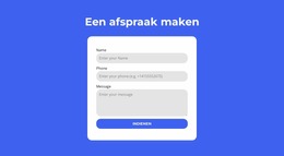 Een Afspraak Maken