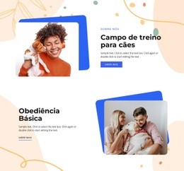 Modelo De Design Gratuito Para Treinamento De Obediência