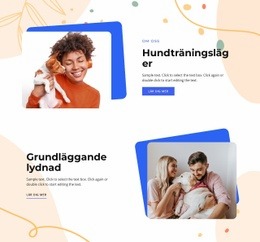 Lydnadsträning - Responsiv HTML5-Mall