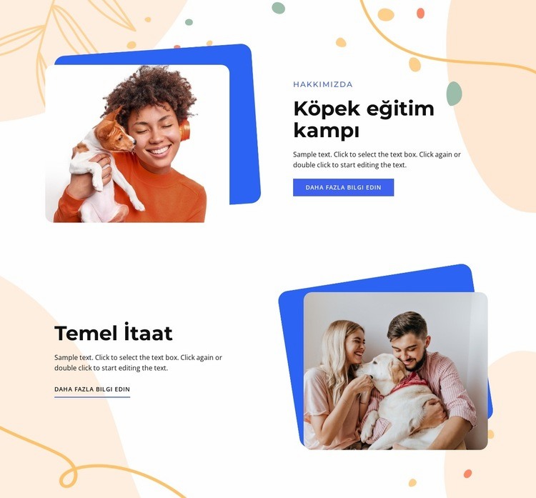 itaat eğitimi Web Sitesi Oluşturucu Şablonları