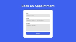 Book An Appointment