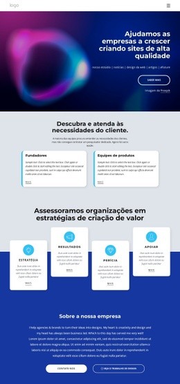 Criamos Belos Sites - Construtor De Sites Criativos E Multifuncionais