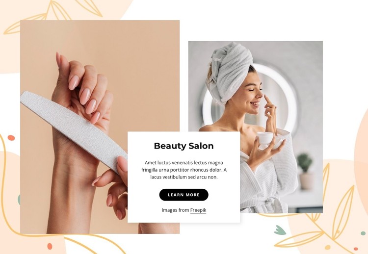 Nail and beauty salon CSS Template