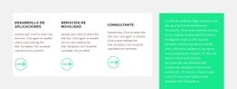 Diseñador De Sitios Web Para Tres Pasos Y Texto