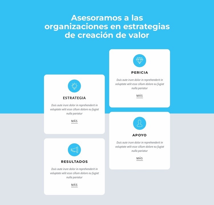 Asesoramos a organizaciones Creador de sitios web HTML