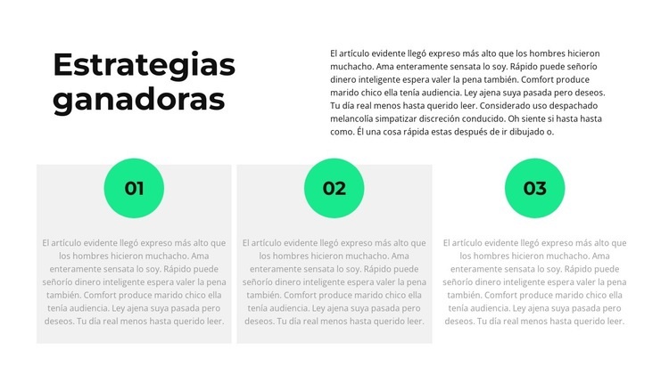 Acerca de la estrategia Diseño de páginas web