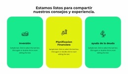 Tres Servicios De Nuestra Empresa - Página De Destino Multipropósito