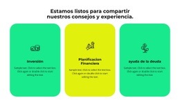 Tres Servicios De Nuestra Empresa - Página De Destino